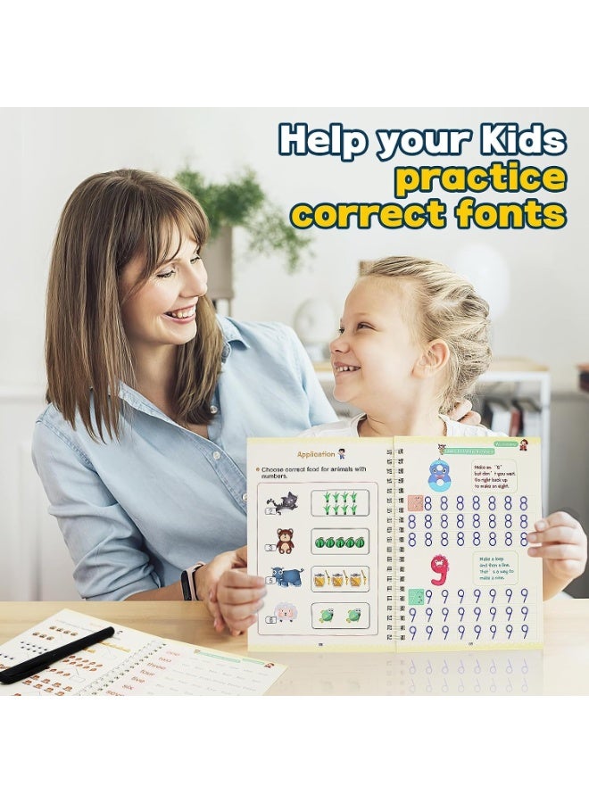 Capstro Handwriting Pen Control Practice Books for Kids – Guided Tracing Copybooks with Reusable Pen for Early Writing Skills & Screen-Free Learning – English Writing Practice Set - Image 4